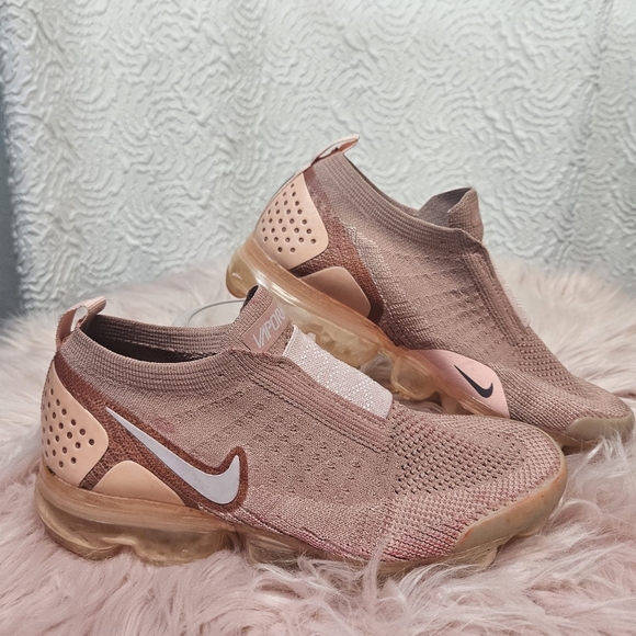 Nike Pink and Brown Slip-On Sneakers - Picture 1 of 4